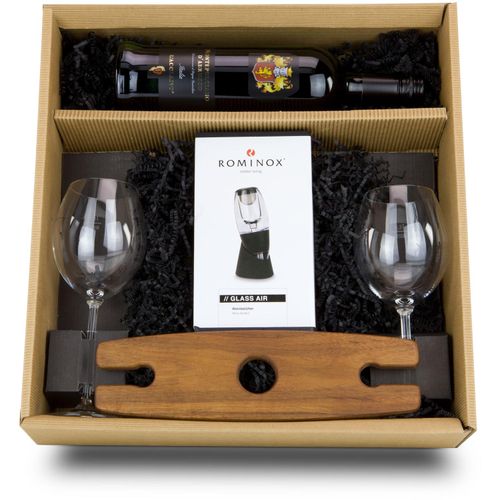 Geschenkset / Präsenteset: Rotwein Deluxe (Art.-Nr. CA101746) - Ein Set für echte Rotwein-Liebhaber: ...