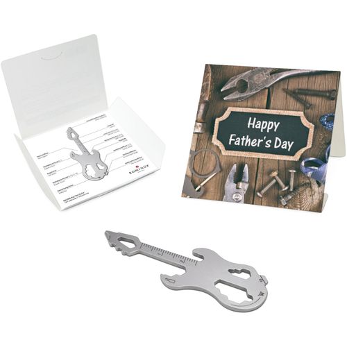 ROMINOX® Key Tool Guitar (19 Funktionen) Happy Father's Day (Art.-Nr. CA196728) - Überraschen Sie Ihre Handwerker mi...