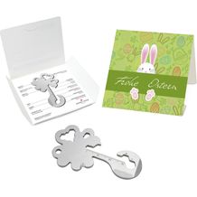 ROMINOX® Key Tool Lucky Charm (19 Funktionen) Frohe Ostern Hase (grün) (Art.-Nr. CA411541)