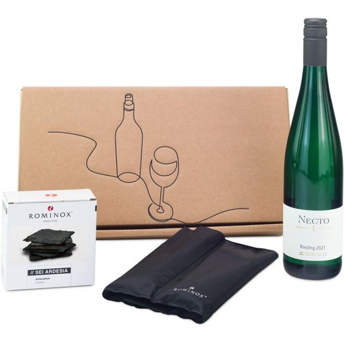 Geschenkset / Präsenteset: Wein-Kühlung (Art.-Nr. CA497803) - Werben Sie mit einem Weinpräsent, da...