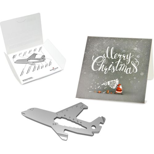 ROMINOX® Key Tool Airplane (18 Funktionen) Merry Christmas (Art.-Nr. CA502100) - Überraschen Sie Ihre Handwerker mi...