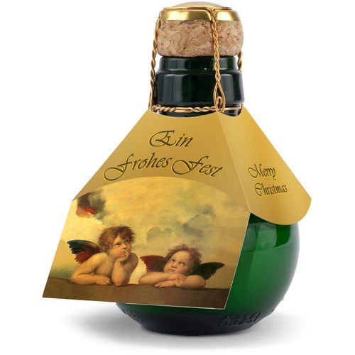 Geschenkartikel / Präsentartikel: Kleinste Sektflasche: Weihnachts-Raffael (Art.-Nr. CA535566) - Klein aber fein - auch so können Si...
