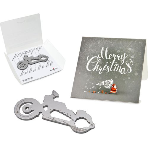 ROMINOX® Key Tool Motorbike (21 Funktionen) Merry Christmas (Art.-Nr. CA600741) - Überraschen Sie Ihre Handwerker mi...