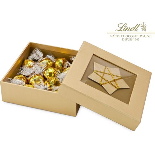 Geschenkset / Präsenteset: Goldene Schachtel (Art.-Nr. CA652018) - Das müssen Sie probieren: 12 zartschmel...