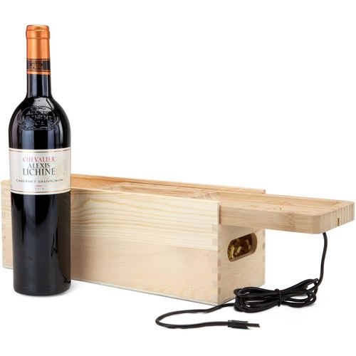 Geschenkset / Präsenteset: Wireless Wine (Art.-Nr. CA762510) - Diese Holzbox aus nachhaltig angebautem...