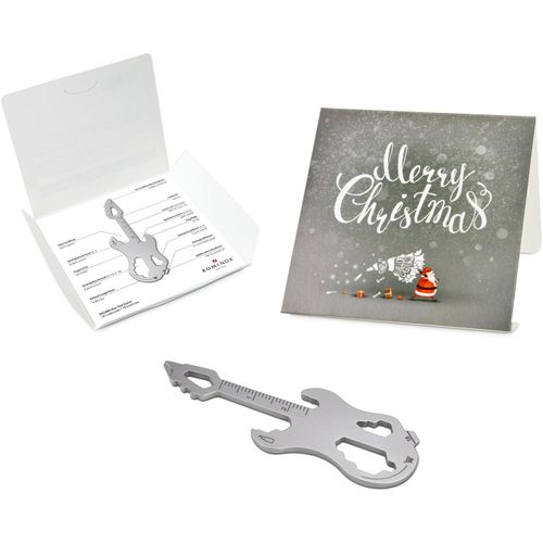 ROMINOX® Key Tool Guitar (19 Funktionen) Merry Christmas (Art.-Nr. CA778887) - Überraschen Sie Ihre Handwerker mi...
