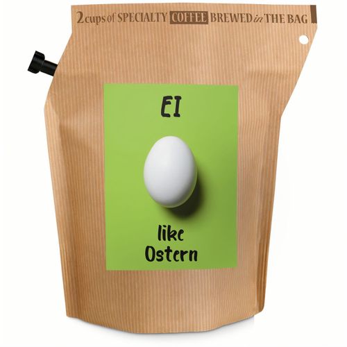 Geschenkartikel / Präsentartikel: Oster-Kaffee - Ei like Ostern (Art.-Nr. CA817389) - Verschenken Sie Fröhlichkeit und Genuss...