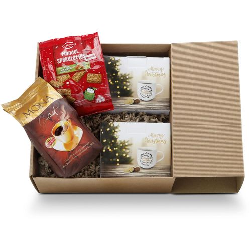 Geschenkset / Präsenteset: Weihnachtliche Kaffeezeit (Art.-Nr. CA990564) - Genießen Sie köstlichen Kaffee und knu...