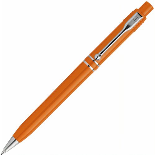 HK - RAJA CHROME Kugelschreiber (Art.-Nr. CA085766) - Druckkugelschreiber mit silbernem...