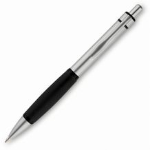 HK - 248 Kugelschreiber (silber - schwarz) (Art.-Nr. CA105304)