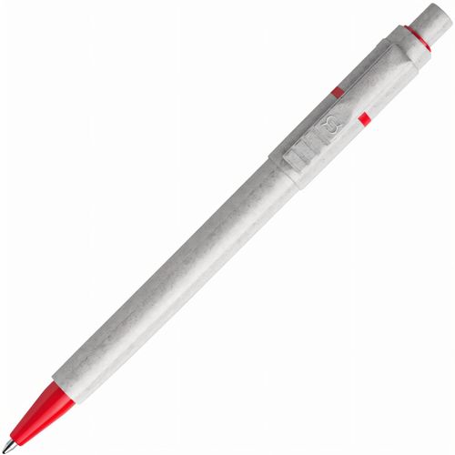 HK - BARON STONE Kugelschreiber (Art.-Nr. CA153183) - Druckkugelschreiber mit grau meliertem...