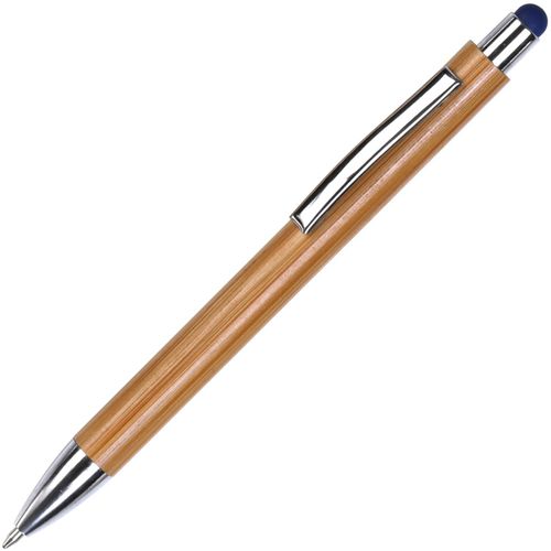 HK - 330 Bambus-Kugelschreiber (Art.-Nr. CA178288) - Druckkugelschreiber aus Bambus, Metallcl...