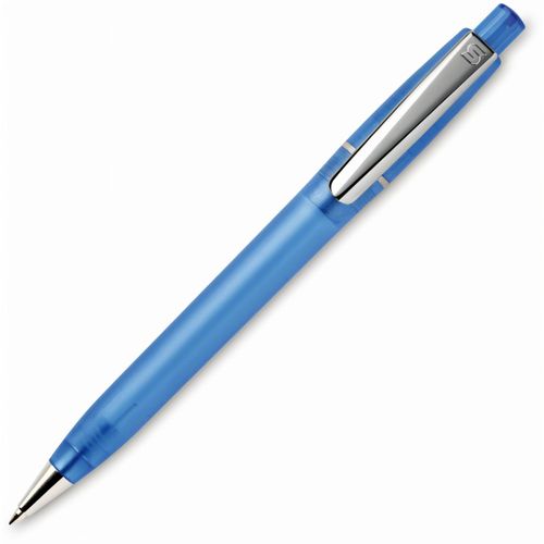HK - SEMYR CHROME FROST Kugelschreiber (Art.-Nr. CA212728) - Druckkugelschreiber mit Metallclip und...