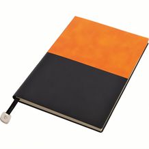 Pierre Cardin REPORTER Notizbuch (orange - schwarz) (Art.-Nr. CA228495)