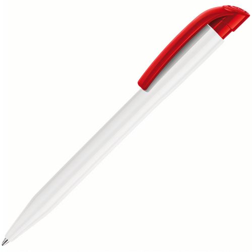 HK - S45 Kugelschreiber (Art.-Nr. CA309268) - Druckkugelschreiber mit farbigem Clip,...