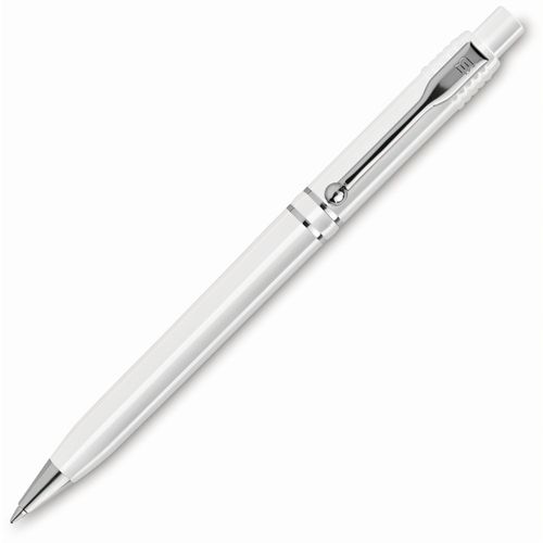 HK - RAJA CHROME Kugelschreiber (Art.-Nr. CA351163) - Druckkugelschreiber mit silbernem...