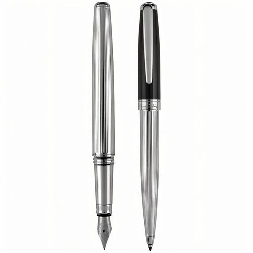 Pierre Cardin CHRISTOPHE Kugelschreiber und Füllfederhalter (Art.-Nr. CA432742) - Luxus Set bestehend aus zwei Schreibger...