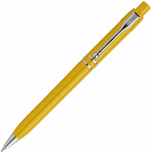 HK - RAJA CHROME Kugelschreiber (Art.-Nr. CA579632) - Druckkugelschreiber mit silbernem...