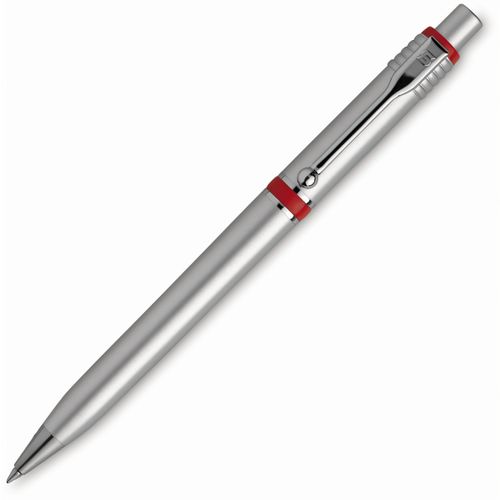 HK - RAJA CHROME SILVER Kugelschreiber (Art.-Nr. CA637458) - Druckkugelschreiber mit silbernem...