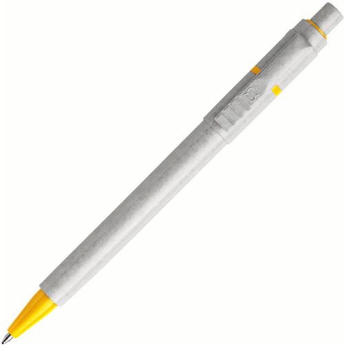 HK - BARON STONE Kugelschreiber (Art.-Nr. CA653732) - Druckkugelschreiber mit grau meliertem...