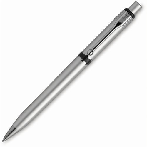 HK - RAJA CHROME SILVER Kugelschreiber (Art.-Nr. CA709131) - Druckkugelschreiber mit silbernem...