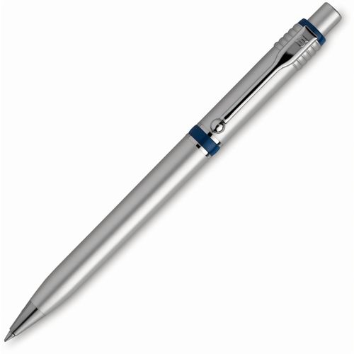 HK - RAJA CHROME SILVER Kugelschreiber (Art.-Nr. CA740284) - Druckkugelschreiber mit silbernem...