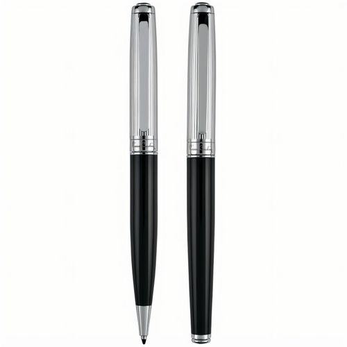 DIDIER Set aus Kugelschreiber und Rollerball Pen (Art.-Nr. CA747808) - Metall Schreibgeräte in zeitlosem Desig...