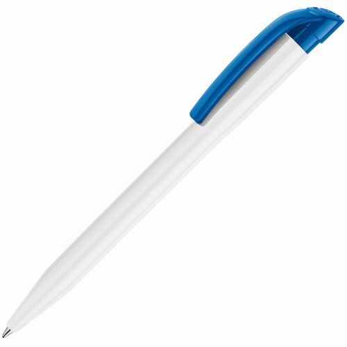 HK - S45 Kugelschreiber (Art.-Nr. CA824064) - Druckkugelschreiber mit farbigem Clip,...