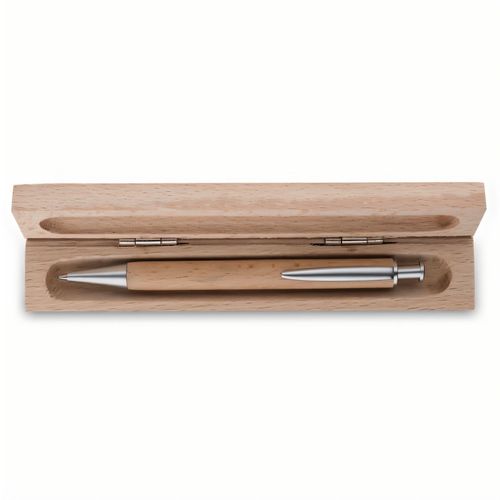 HK - 310 G2 Kugelschreiber im Holzetui (Art.-Nr. CA978003) - Holz-Druckkugelschreiber aus Buche mit...