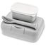 koziol CANDY READY Lunchbox-Set + Besteck-Set (organic grey) (Art.-Nr. CA074304)