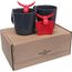 koziol HOHOHO BOX 1 - Geschenkbox (nature ash grey/red) (Art.-Nr. CA232027)