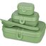 koziol PASCAL READY Lunchbox-Set + Besteck-Set (nature leaf green) (Art.-Nr. CA695803)