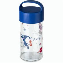 koziol BUDDY SNACK 0,5 SPACE - Snackpot / Trinkflasche 500ml (organic blue space) (Art.-Nr. CA770910)