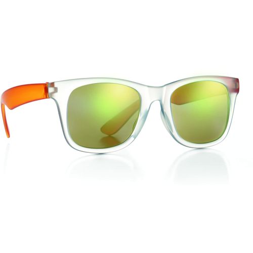 Verspiegelte Sonnenbrille AMERICA TOUCH (Art.-Nr. CA009571) - Moderner Klassiker. Sonnenbrille mit...