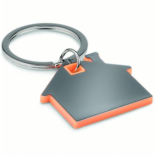 Schlüsselring Haus IMBA (Art.-Nr. CA033513) - Schlüsselring mit Anhänger in Opt...