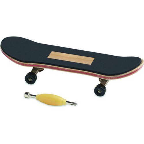 Finger-Skateboard aus Holz PIRUETTE (Art.-Nr. CA048795) - Finger-Skateboard aus Ahornholz mit...
