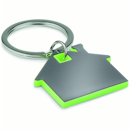 Schlüsselring Haus IMBA (Art.-Nr. CA049286) - Schlüsselring mit Anhänger in Opt...
