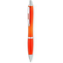 Druckkugelschreiber RPET RIO RPET (transparent orange) (Art.-Nr. CA056529)