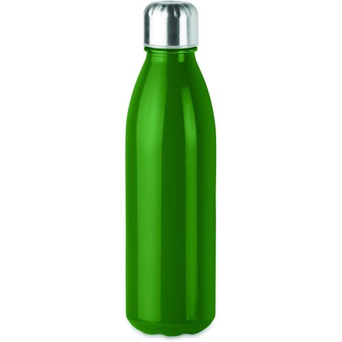 Trinkflasche Glas 650 ml ASPEN GLASS (Art.-Nr. CA058984) - Trinkflasche aus Glas. Verschluss aus...