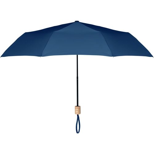 Faltbarer Regenschirm TRALEE (Art.-Nr. CA064628) - 21'' Regenschirm aus 190T RPET Pongee....