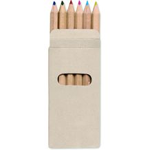 6 Buntstifte ABIGAIL (multicolour) (Art.-Nr. CA088497)