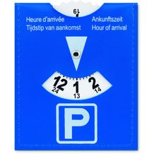 PVC Parkscheibe PARKCARD (blau) (Art.-Nr. CA088573)