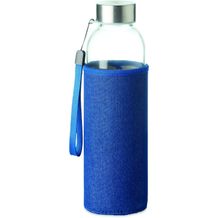 Trinkflasche Glas 500ml (blau) (Art.-Nr. CA090294)
