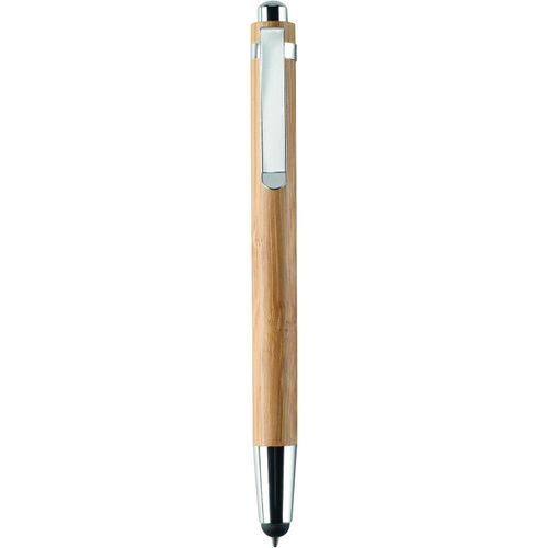 Bambus-Kugelschreiber BYRON (Art.-Nr. CA097119) - Druckkugelschreiber/Stylus aus Bambus...