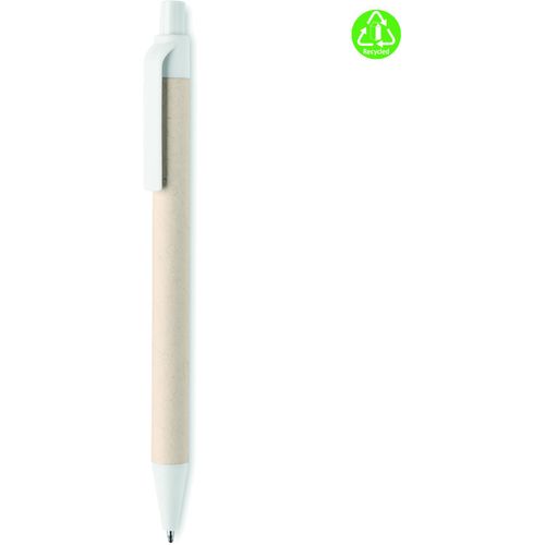 Kugelschreiber Milchkarton MITO PEN (Art.-Nr. CA105634) - Druckkugelschreiber mit Schaft aus...