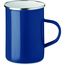 Vintage Kaffeebecher 550 ml SILVER (blau) (Art.-Nr. CA106400)
