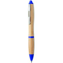 Druckkugelschreiber ABS/Bambus RIO BAMBOO (königsblau) (Art.-Nr. CA110558)