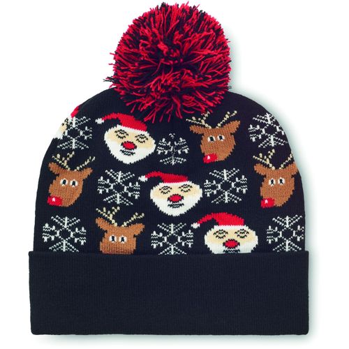 Weihnachtliche Strickmütze SHIMAS HAT (Art.-Nr. CA112493) - Weihnachtliche Strickmütze mit Bündche...