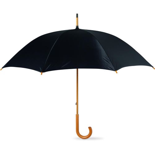 Regenschirm mit Holzgriff CALA (Art.-Nr. CA128852) - 23 inch Regenschirm aus 190T Polyester....
