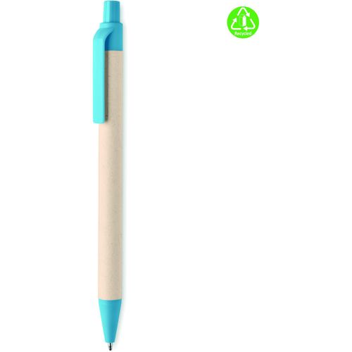 Kugelschreiber Milchkarton MITO PEN (Art.-Nr. CA130423) - Druckkugelschreiber mit Schaft aus...